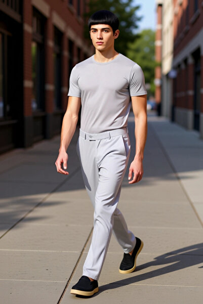 PayBuy Women's Light Slim Fit Cigarette Cut Chino Trousers Functional Durable Quality Comfortable