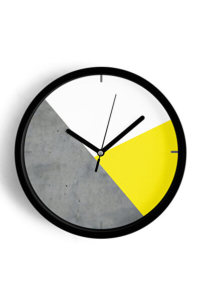 JHAAR Ceas de perete modern cu tematică abstractă - boemă - geometrică - 35 c...