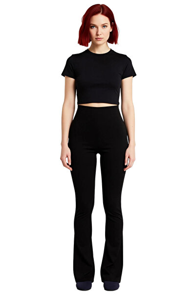 PayBuy Women's High Waist Flare Fit Interlock Leggings Pants Functional Durable Quality Comfortable Stylish