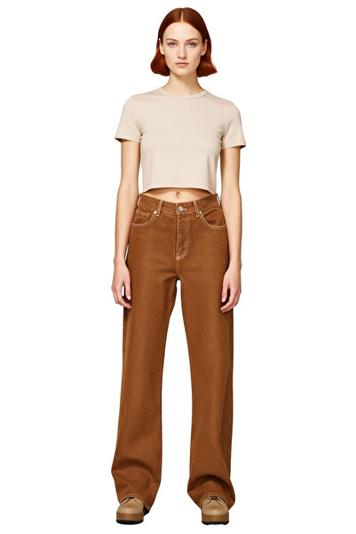 PayBuy Women's Vintage Wash Wide Leg Denim Pants Functional Durable Quality Comfortable Stylish