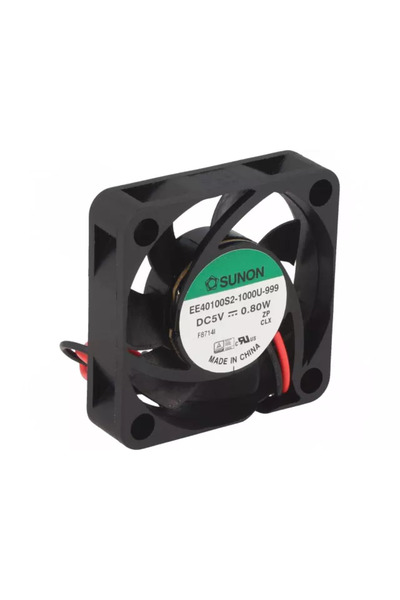 sunon Ventilator DC axial 5VDC 40x40x10mm 11.99m3/h 23dBA 26AWG EE40100S2-1000U-999