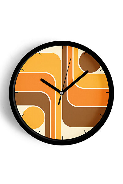 JHAAR Ceas de perete cu design modern și elemente reflectorizante - 35 cm - C...