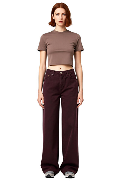 PayBuy Women's Wide Leg Denim Pants Regular Waist Functional Durable Quality Comfortable Aesthetic