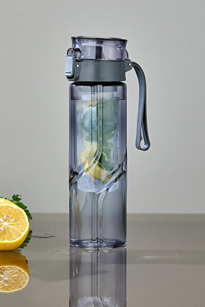 Mefa Mutfak Detox Device - Water Bottle - Flask - with Strap / 800 ml - Gray