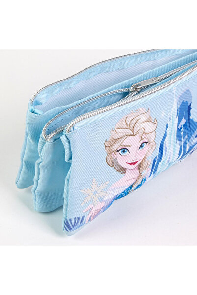 Disney Frozen 3-compartment unequipped pencil case Frozen Elsa 22.5 x 2 x 11.5 cm