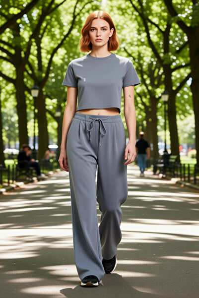 PayBuy Women's Straight Cut Knitted Pants Functional Durable Quality Comfortable Aesthetic Premium Sports