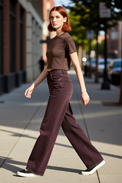 PayBuy Women's Vintage Wash Wide Leg Denim Pants Functional Durable Quality Comfortable Stylish