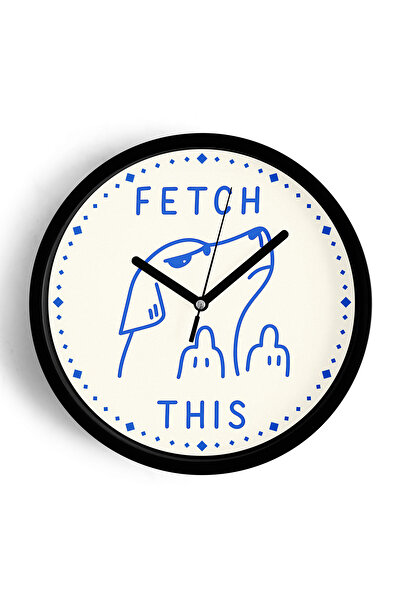 JHAAR Ceas de perete modern cu design de câine Tamală din desene animate - 42...