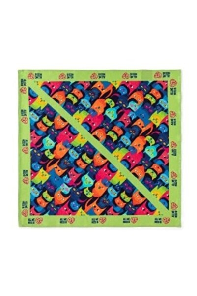 All We Need Is Pets Cats’n Power Green Bandana for Cats and Pet Lovers