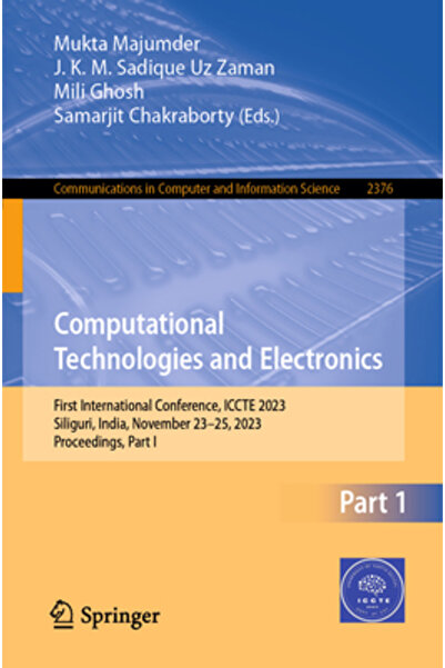 Springer Nature Tehnologii computaționale și electronică: Prima conferință in...