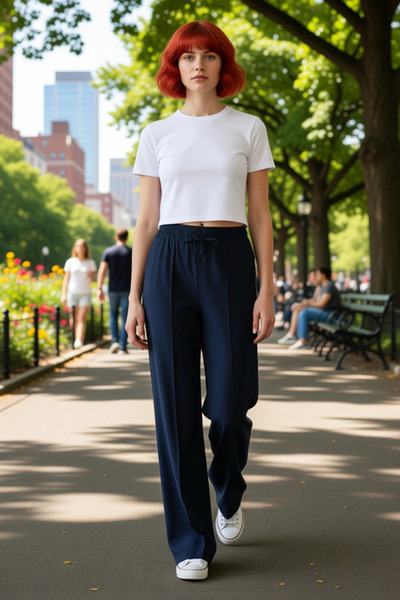 PayBuy Women's Wide Leg Woven Pants Functional Durable Quality Comfortable Aesthetic Premium Stylish