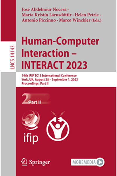 Springer Nature Interacțiunea om-calculator - Interact 2023: A 19-a Conferinț...