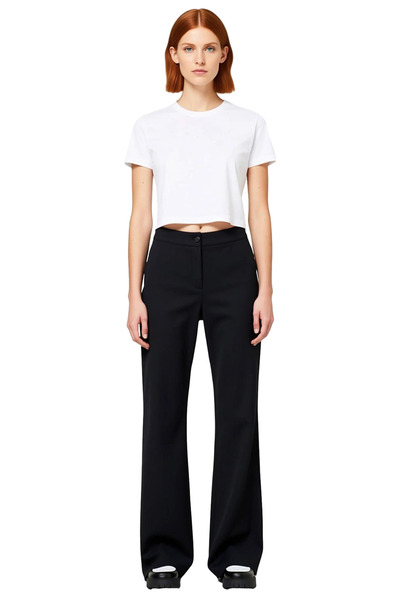 PayBuy Women's High Waist Flare Woven Pants Functional Durable Quality Comfortable Aesthetic Stylish