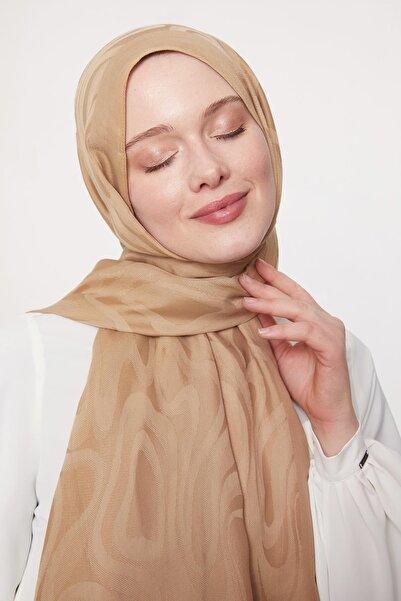 Levidor Camel Abstract Pattern Grazia Shawl