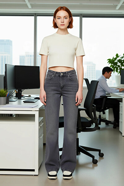 PayBuy Women's High Waist Flare Denim Pants Cool & Comfort Functional Durable Quality Modern