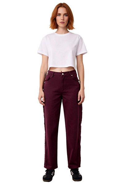 PayBuy Women's Wide Leg Jeans with Stitching Detail Functional Durable Quality Comfortable Casual