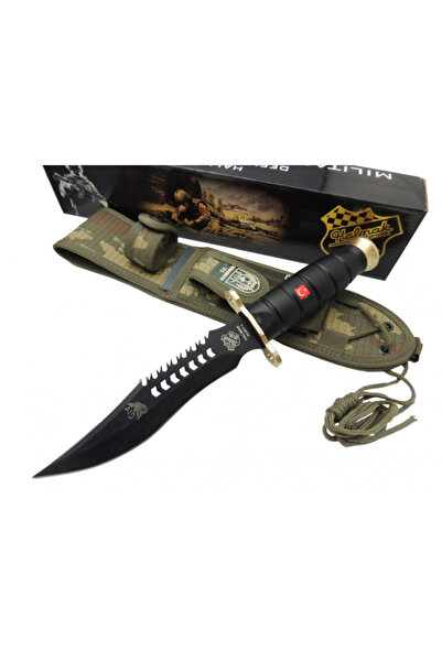 NOMOTHETIC Siyah Komando, Kamp, Avcı Bıçak
