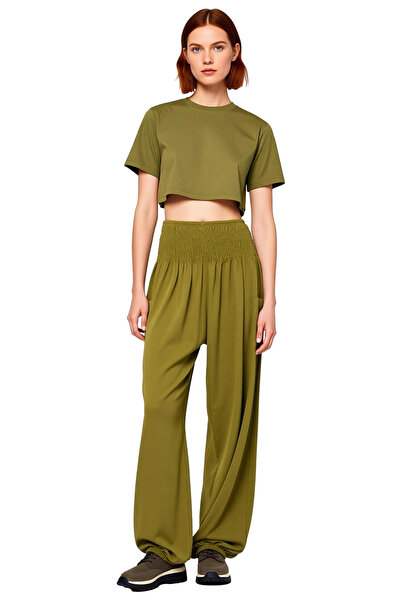 PayBuy Women's Ethnic Patterned High Waist Elastic Leg Pants Functional Durable Quality Comfortable