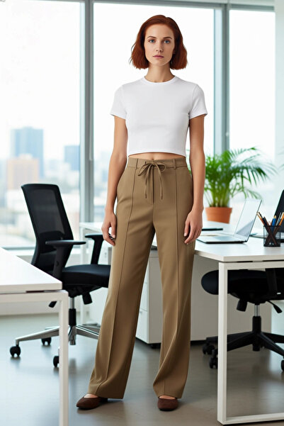 PayBuy Women's High Waist Wide Leg Pants Functional Durable Quality Comfortable Aesthetic Casual