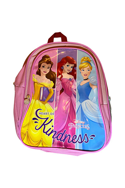 Disney Lisanslı Princess Kız Çocuk İlkOkul Çantası/ Okul Çantası - Pembe