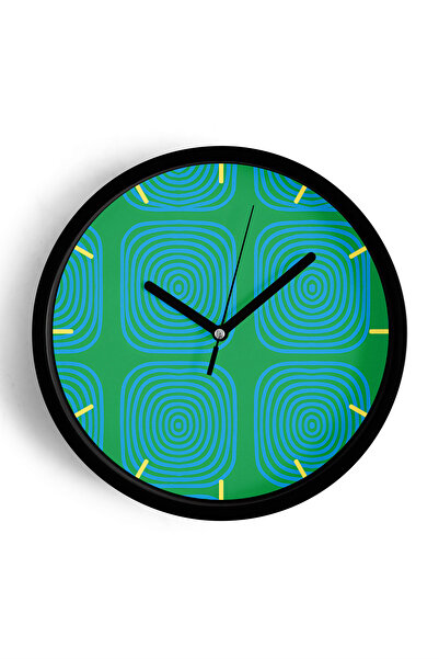 JHAAR Ceas de perete modern cu tematică abstractă - boemă - geometrică - 25 c...