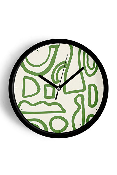 JHAAR Ceas de perete modern cu tematică abstractă - boemă - geometrică - 25 c...