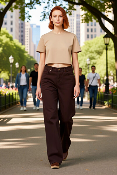 PayBuy Women's Low Waist Wide Leg Jean Pants Functional Durable Quality Comfortable Aesthetic Stylish