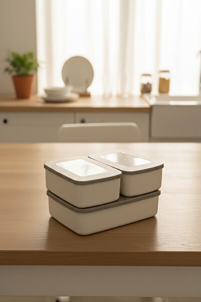 EVONİTA حاوية تخزين مستطيلة كبيرة الحجم سعة 5.5 لتر مع غطاء لتنظيم الطعام في ...