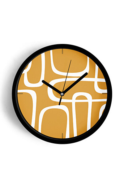 JHAAR Ceas de perete modern cu tematică abstractă - boemă - geometrică - 35 c...