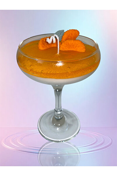 Mum Atölyem Tangerine Cocktail Candle Mandalina Kokteyl Kokulu Mum Mandalina ...