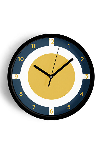 JHAAR Ceas de perete modern cu tematică geometrică abstractă - 25 cm - Carcas...