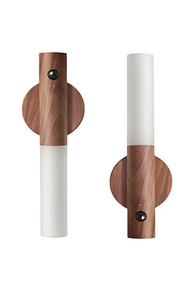 SELERIS Smart Lamp, Sensor, ®, Portable, Magnet, 500mAh, Warm 2700k-3000k, USB-C, Walnut Wood