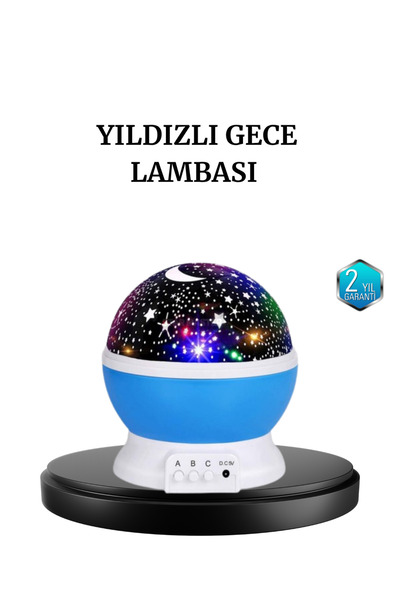 AyrStore Renkli LED Gece Lambası 6 Işık Modlu Çocuk Odası Atmosfer Aydınlatma