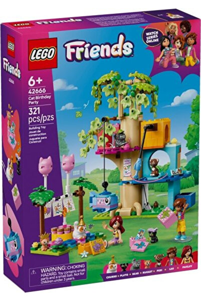 LEGO ® Friends Cat Birthday Party – Cat's Birthday Party in the Treehouse