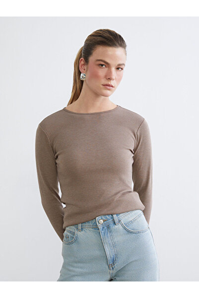 LC Waikiki Γυναικείο κορμάκι Özmarka New Season Crew Neck