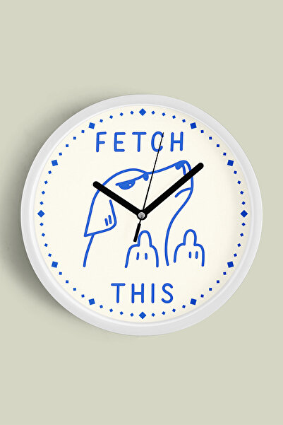 JHAAR Ceas de perete modern cu design de câine Tamală din desene animate - 35...