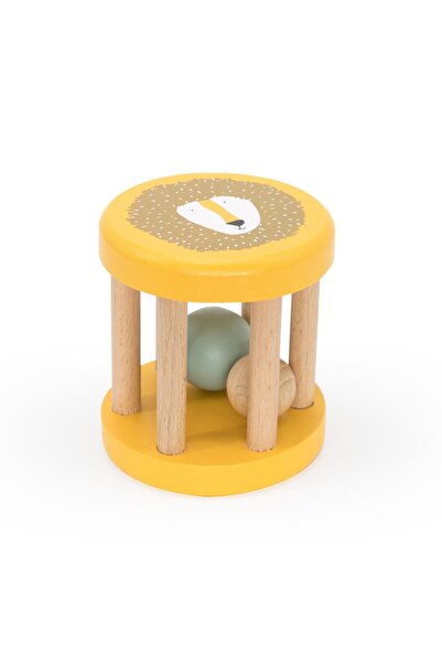 TRIXIE BV Wooden toy for babies - Cylinder with ball - Mr. Lion, TRIXIE, 6 mo...