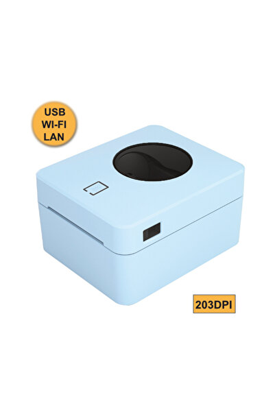 RMF Imprimantă de etichete 9250, 203 DPI, USB / LAN / Wi-Fi, Albastru-Alb