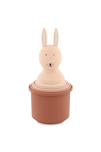 TRIXIE BV Silicone stacking bath toy - Mrs. Rabbit, TRIXIE, 6 months+