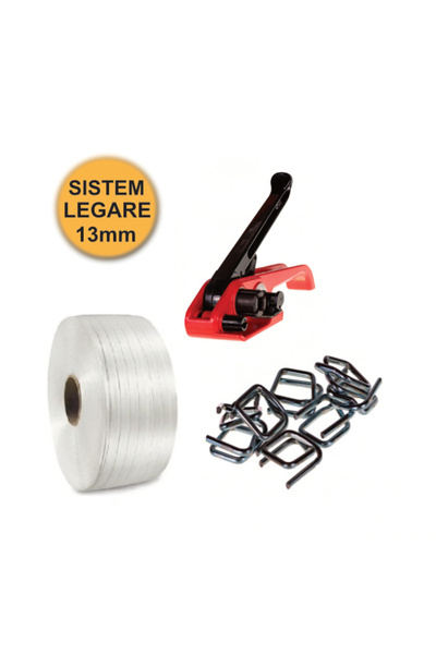 OEM Bandă de fixare termofuzibilă PES 13 mm, bucle galvanizate de 13 mm și te...