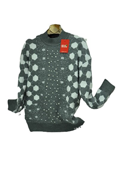 elma abone NOUA SEZONĂ PULOVER TRICOTAT CU BARBĂ DE PERLE