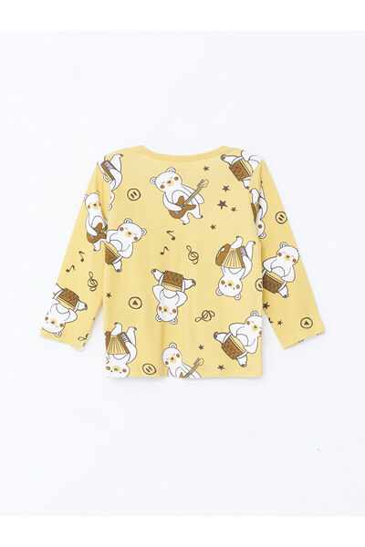 LC Waikiki Lcw Kids Bedrucktes Pyjama-Set für Jungen mit Rundhalsausschnitt