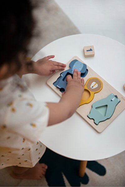 TRIXIE BV Puzzle interactiv din lemn – Numără și potrivește, TRIXIE, 1 an+