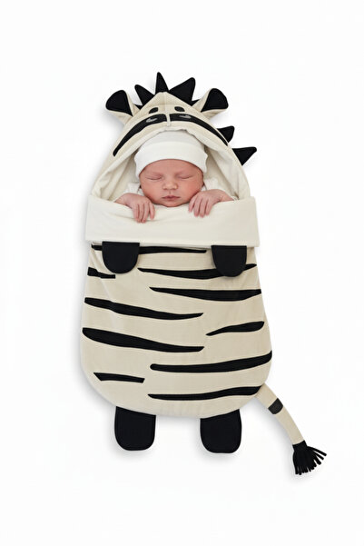 GÜLERBEBECİX قماط أطفال بنمط الحمار الوحشي للجنسين