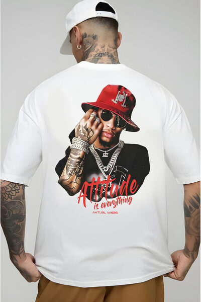 AktualWear Oversized T-shirt - Attitude -