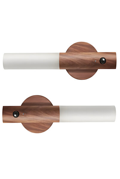 SELERIS Smart Lamp, Sensor, ®, Portable, Magnet, 500mAh, Warm 2700k-3000k, USB-C, Walnut Wood