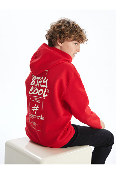 LC Waikiki Hanorac gros pentru băiat cu glugă LCW Kids