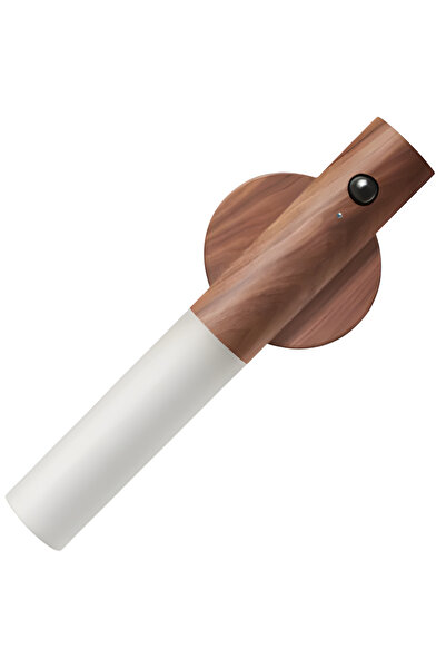 SELERIS Smart Lamp, Sensor, ®, Portable, Magnet, 500mAh, Warm 2700k-3000k, USB-C, Walnut Wood