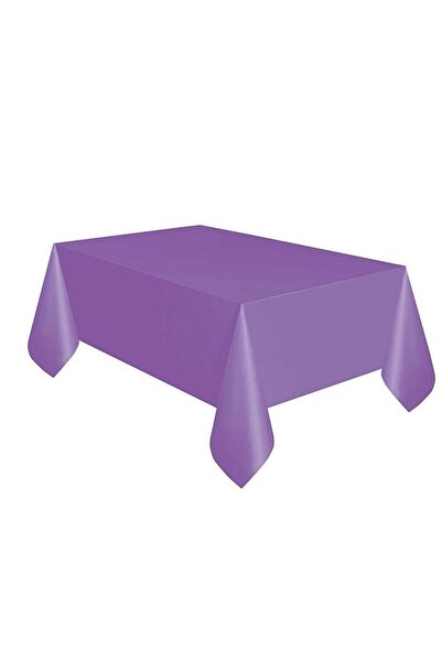 ZENVİVA Purple Tablecloth, Black Table Skirt, Black Background