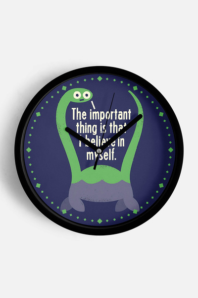 JHAAR Design modern cu text - Ce contează este că cred în mine - Ceas de pere...